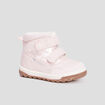 Bottines fourr&eacute;es &agrave; scratchs Trappeur rose b&eacute;b&eacute; fille