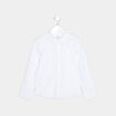 Chemise manches longues blanc garçon