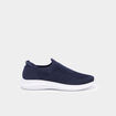 Baskets running &eacute;lastiqu&eacute;es slip-on bleu marine femme