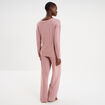Ensemble pyjama t-shirt et pantalon mauve femme