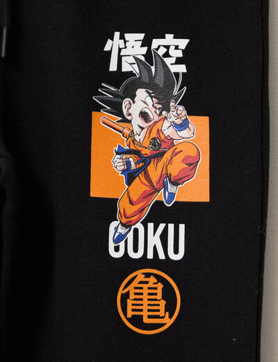 Pantalon de jogging droit Dragon Ball noir garçon
