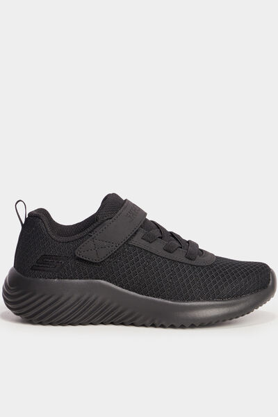 Baskets running Skechers noir gar&ccedil;on
