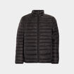 Doudoune droite légère col montant noir homme