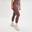 Legging de sport taille haute mauve femme