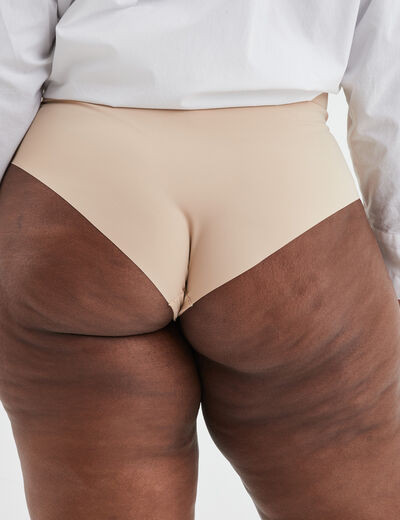 Culotte haute microfibre Modavista sable femme grande taille