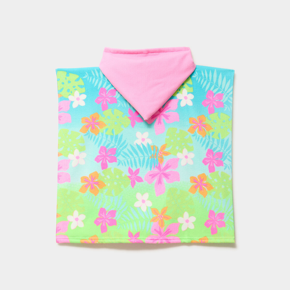 Cape de bain &agrave; capuche Vaiana multicolore fille