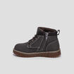 Bottines crantées marron garçon