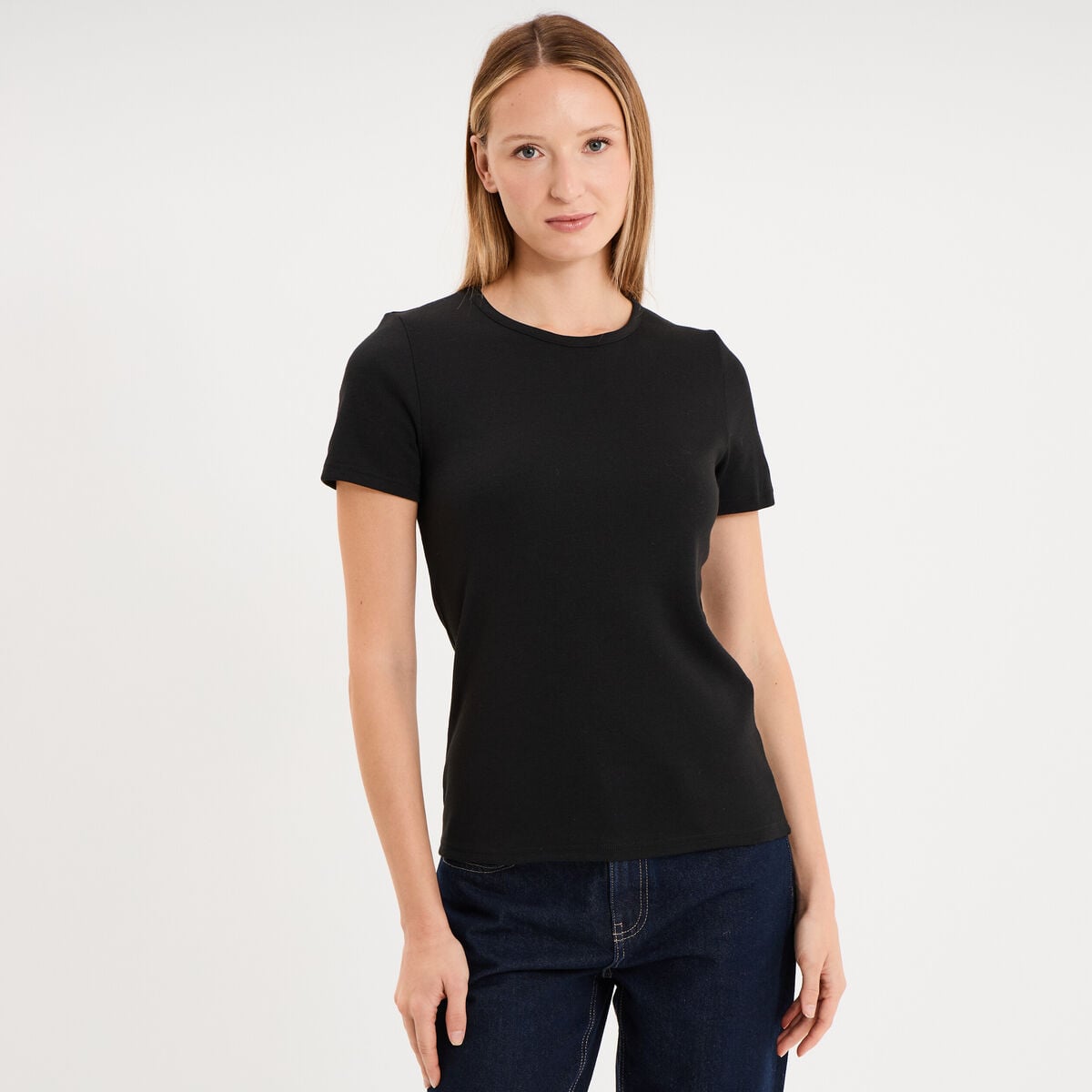 T-shirt thermique Damart x Trappeur noir femme