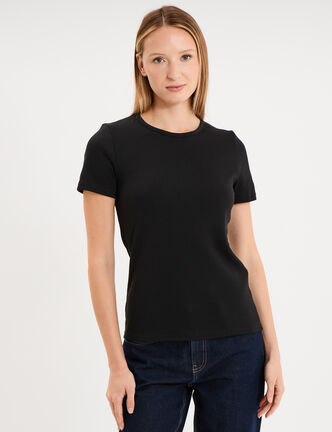 T-shirt thermique Damart x Trappeur noir femme
