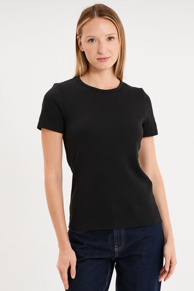 T-shirt thermique Damart x Trappeur noir femme