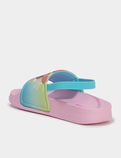 Claquettes de plage Vaiana multicolore fille