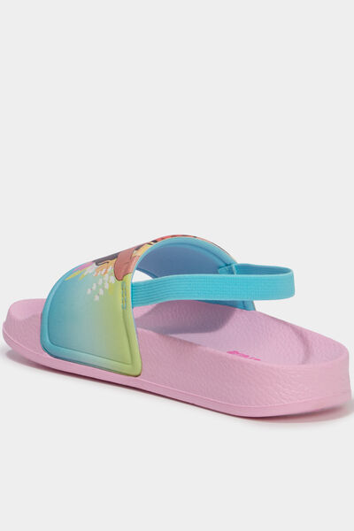 Claquettes de plage Vaiana multicolore fille