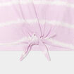 Débardeur noué col rond coton mauve fille