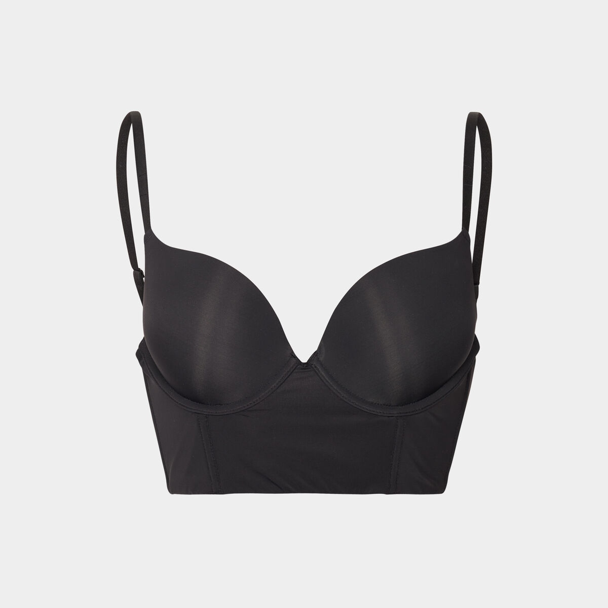Soutien-gorge bustier noir femme