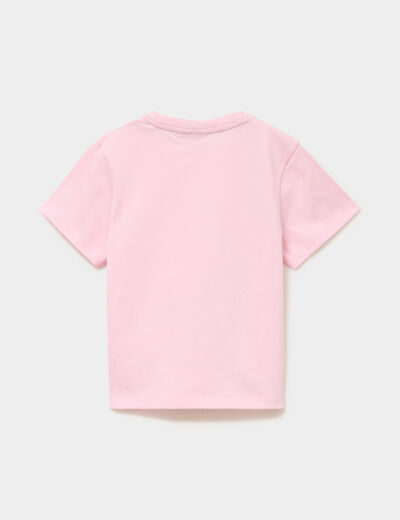 T-shirt manches courtes Peppa Pig rose fille