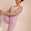 D&eacute;bardeur de sport fluide dos nageur mauve femme