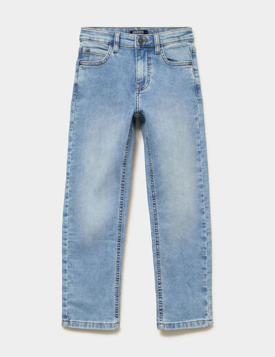 Jeans regular 5 poches denim double stone gar&ccedil;on