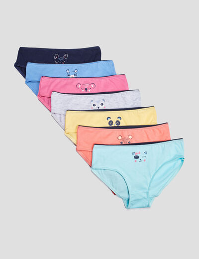 Lot 7 culottes multicolore fille
