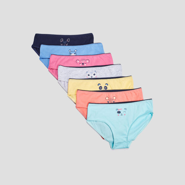 Lot 7 culottes multicolore fille