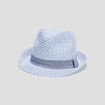 Chapeau borsa bleu marine bébé garçon