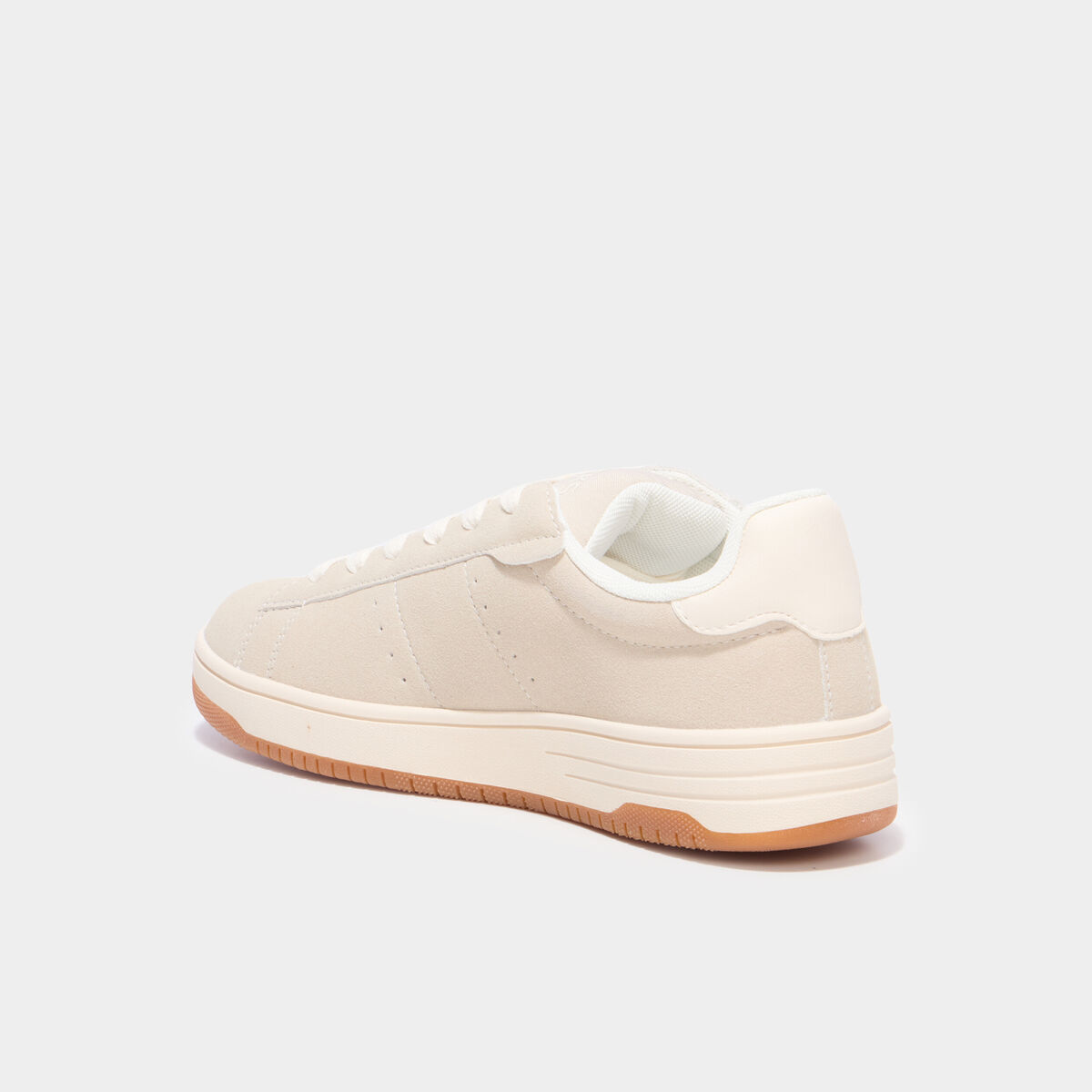 Tennis basses &agrave; lacets sable femme