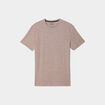 T-shirt col rond manches courtes Creeks marron homme