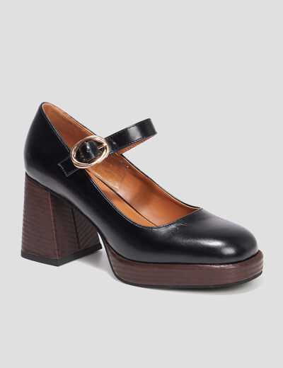Escarpins à talons avec bride Liberto noir femme