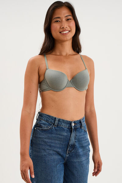 Soutien-gorge padd&eacute; embo&icirc;tant vert clair femme