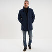 Parka 3-en-1 d&eacute;perlante bleu fonc&eacute; homme