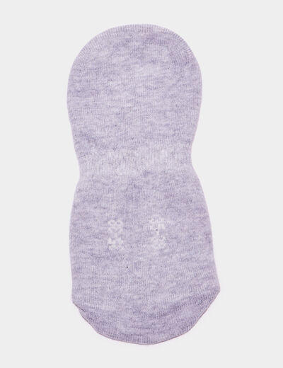 Lot 5 paires socquettes invisibles gris femme