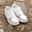 Tennis basses à lacets Creeks rose femme