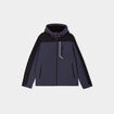 Veste &agrave; capuche d&eacute;perlante Trappeur bleu fonc&eacute; homme
