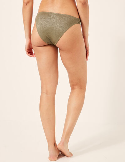 Bas de maillot de bain coordonnable vert kaki femme