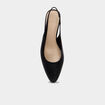 Escarpins slingback &agrave; talons noir femme