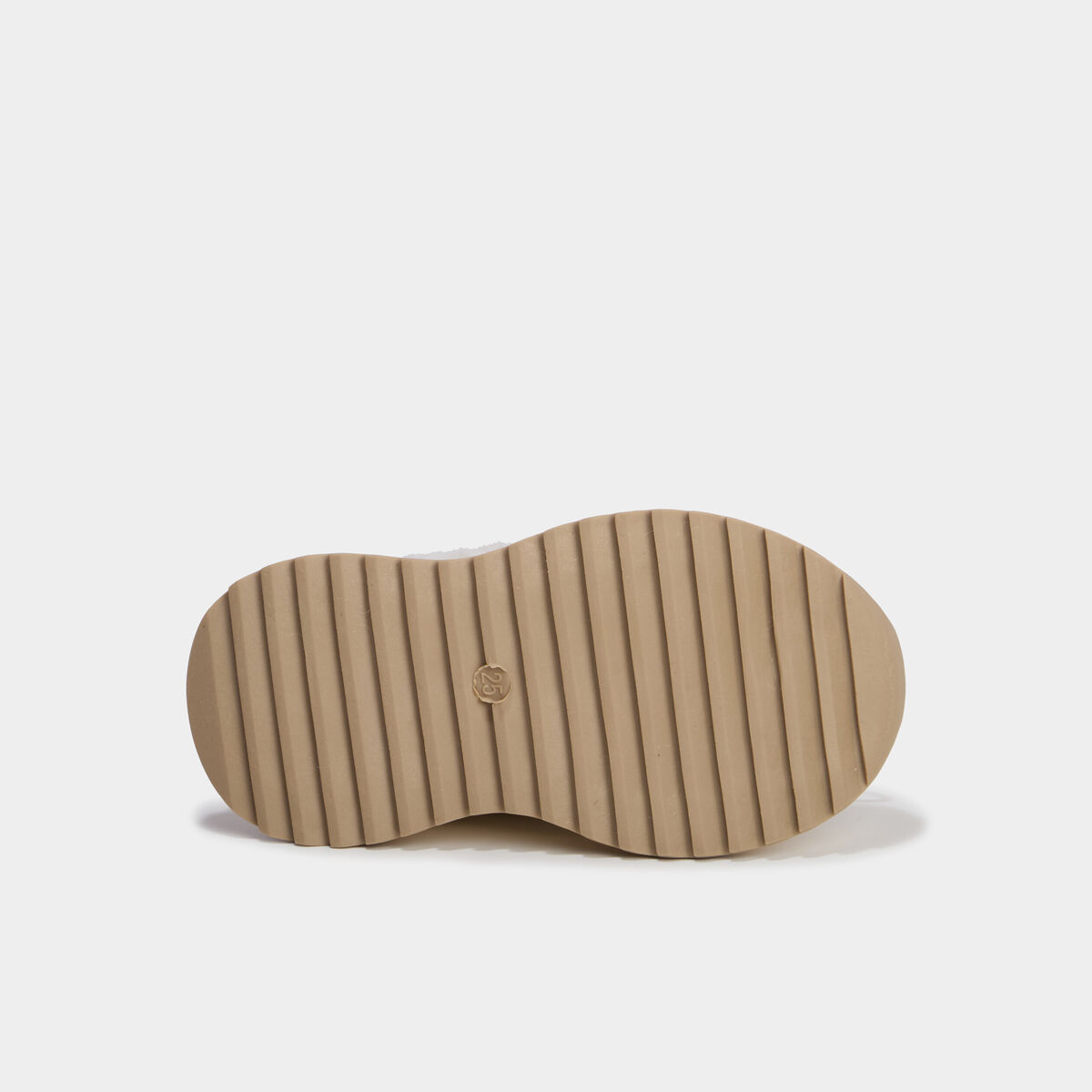 Bottes fourr&eacute;es avec d&eacute;tails perles creme fille