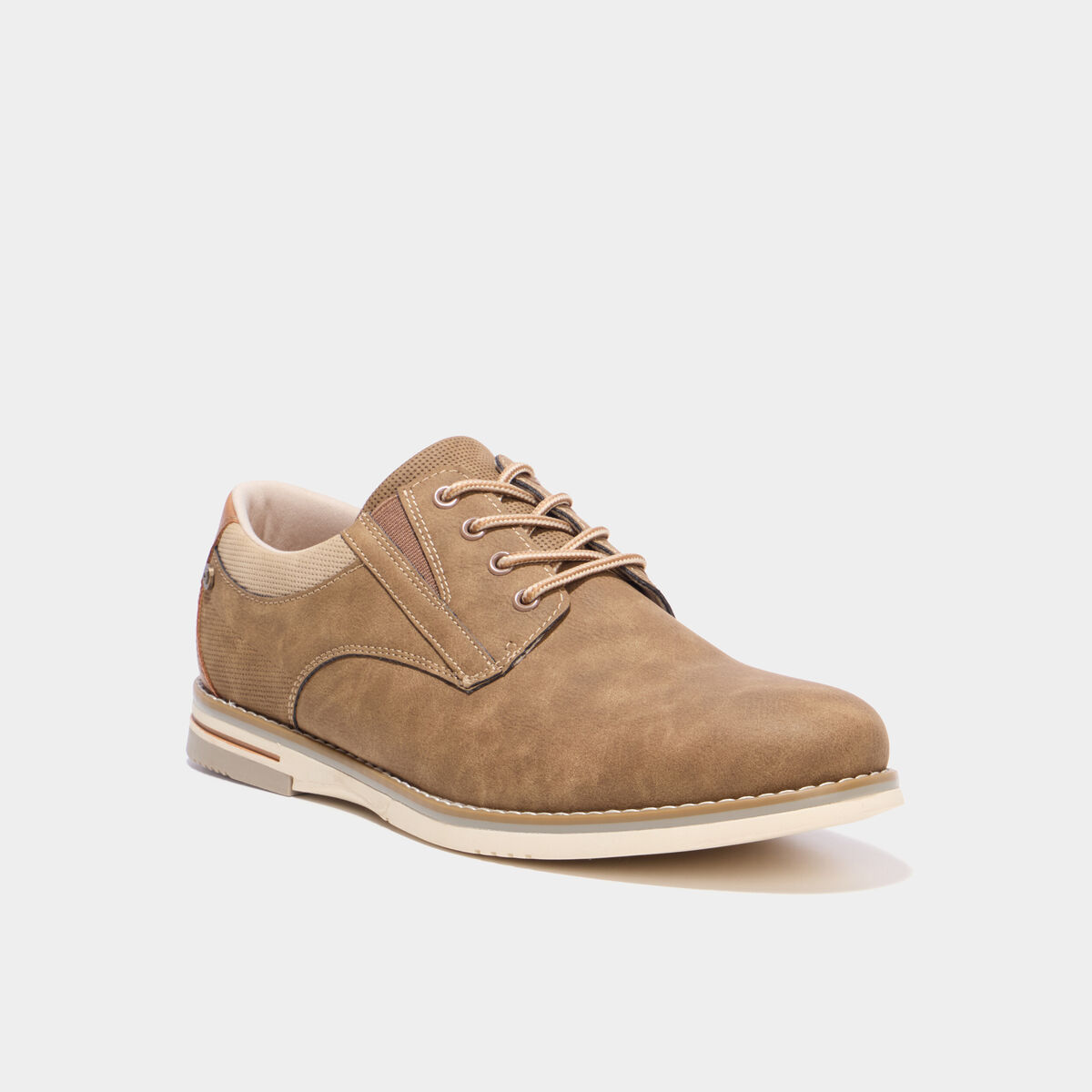 Derbies &agrave; lacets sable homme