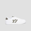 Tennis basses à lacets blanc homme