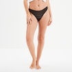 String en dentelle noir femme