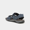 Sandales à scratchs bleu homme