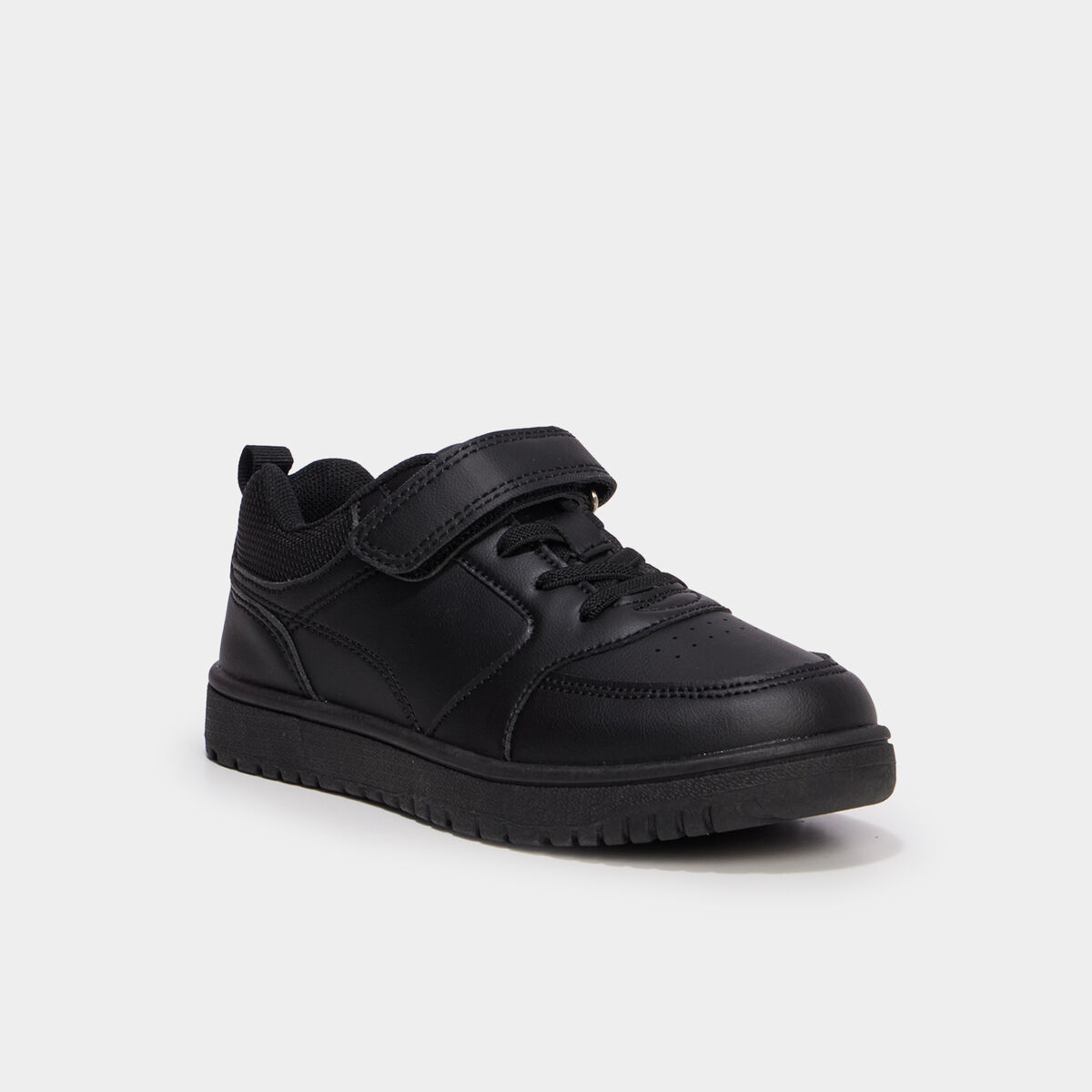 Baskets avec scratchs noir gar&ccedil;on