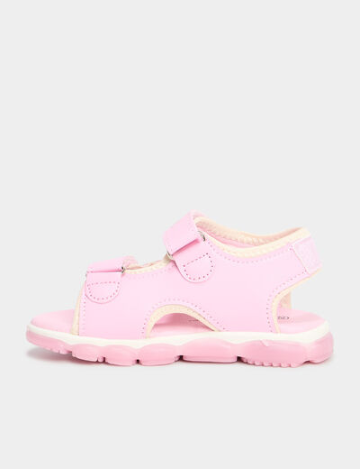 Sandales semelles lumineuses Pokémon rose fille
