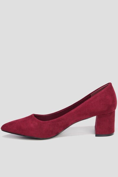 Escarpins à talons rouge femme