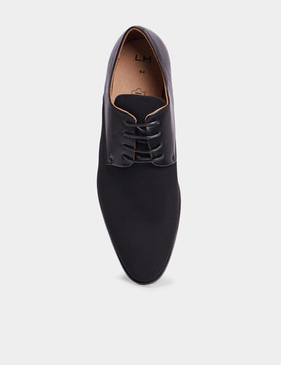 Derbies à lacets noir homme
