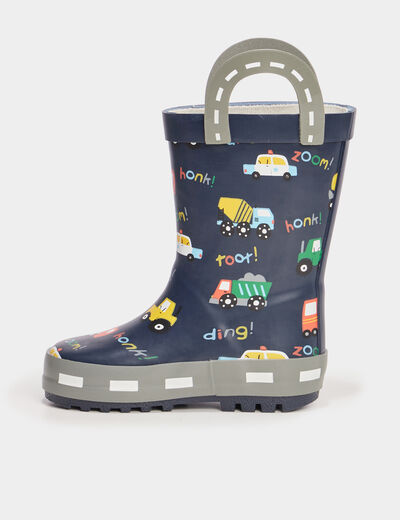 Bottes de pluie multicolore bébé garçon