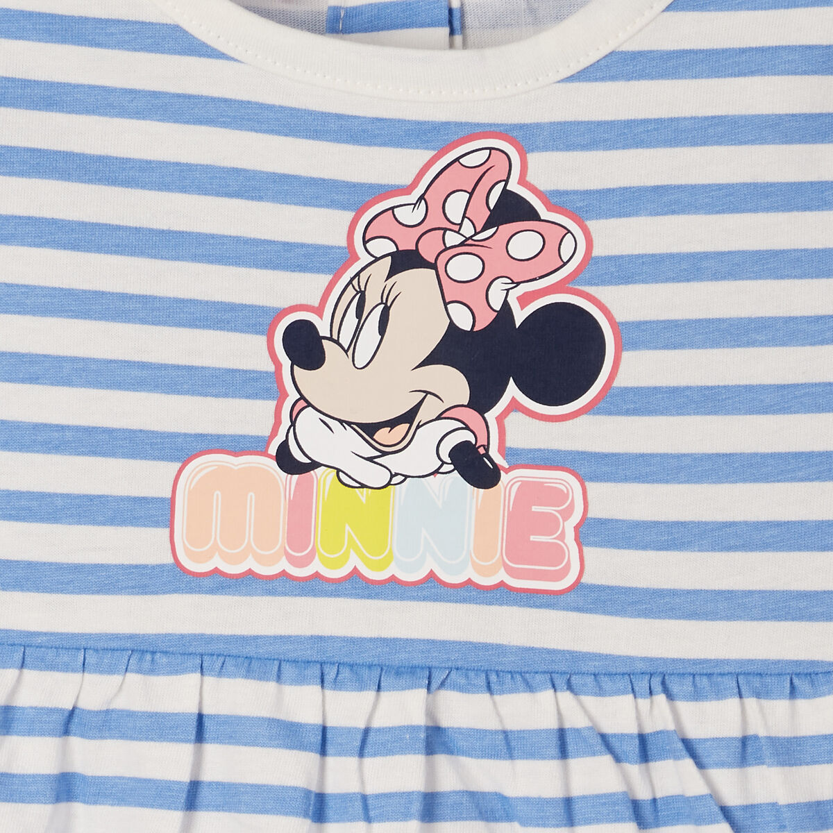 Robe Minnie bleu bébé fille
