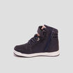 Baskets montantes Lulu Castagnette bleu marine fille