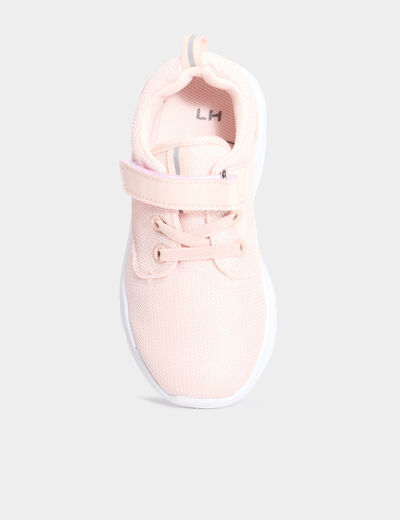 Baskets running semelles flex rose fille