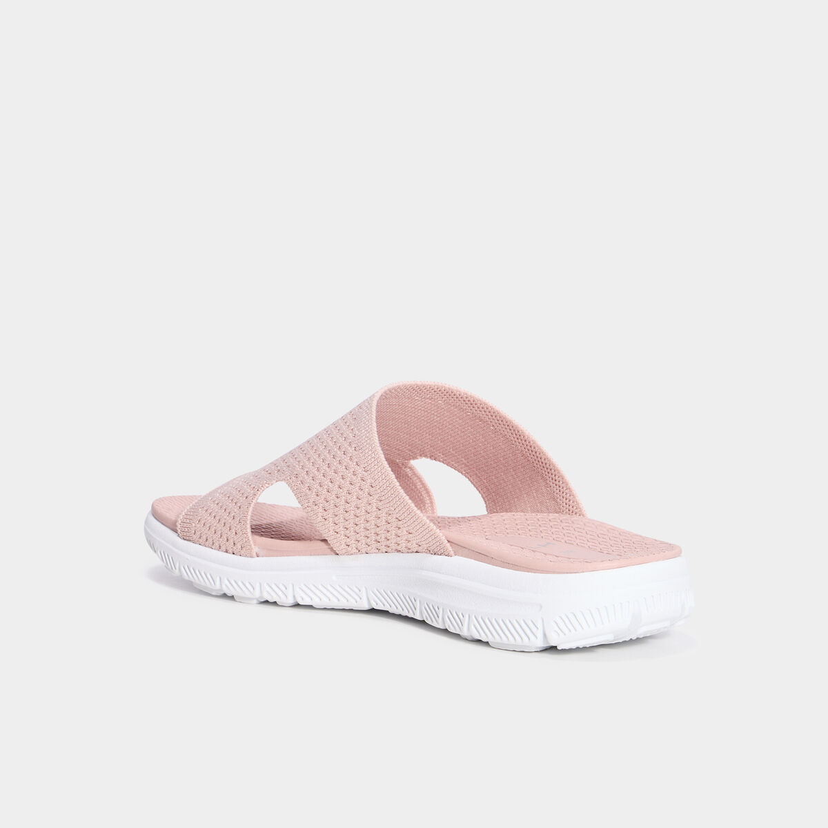 Chaussons mules confort rose femme