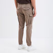Pantalon cargo slim taupe homme