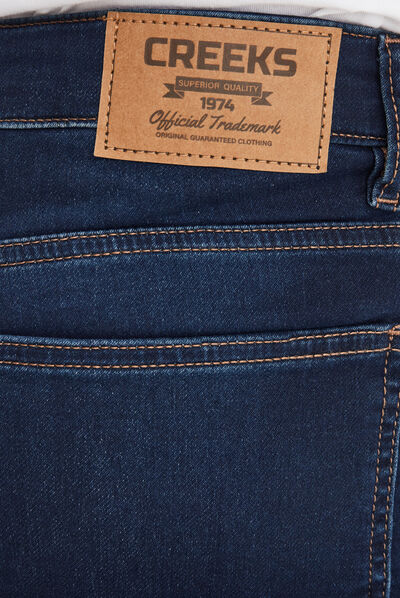 Jeans coupe slim denim brut homme